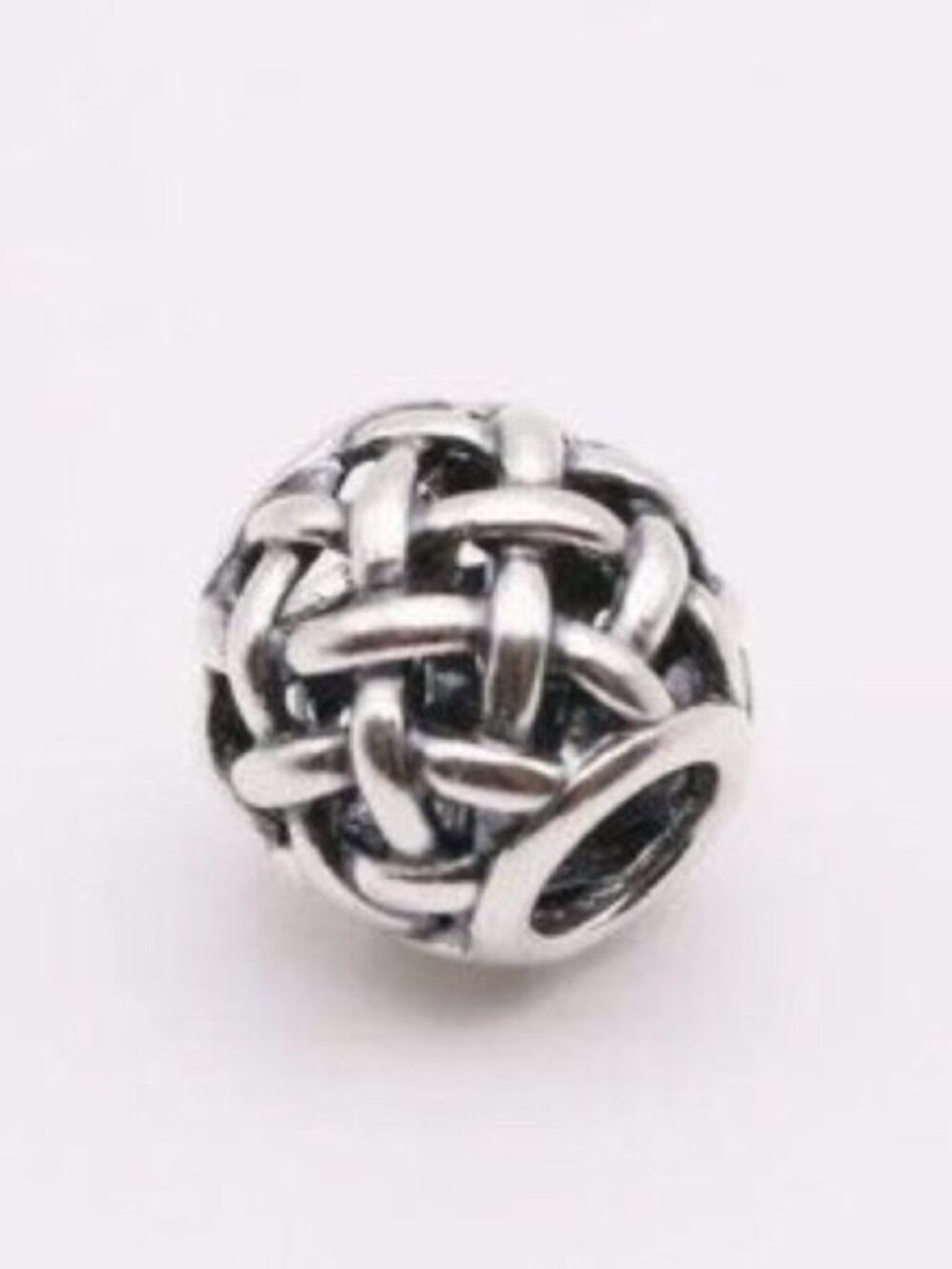 Pandora Silver Woven Knot Charm Bead